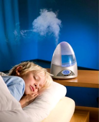  Humidificador en la habitación infantil.