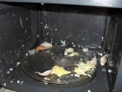  Huevos en el microondas
