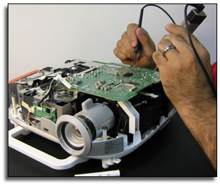  Diagnóstico del proyector