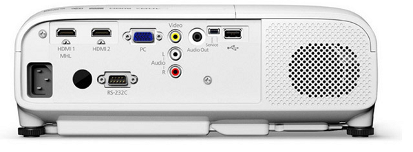  Conectores en el proyector