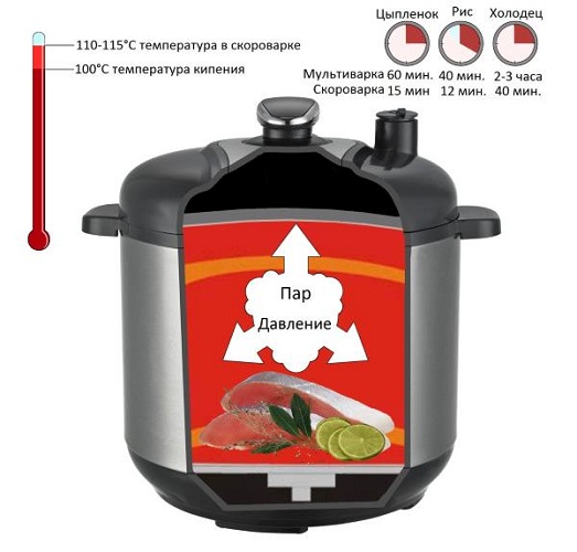  ¿Cuál es la presión y la temperatura en la olla a presión?