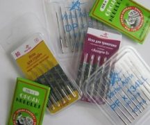  Agujas de coser para la máquina.