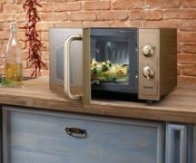  Microondas en la cocina.