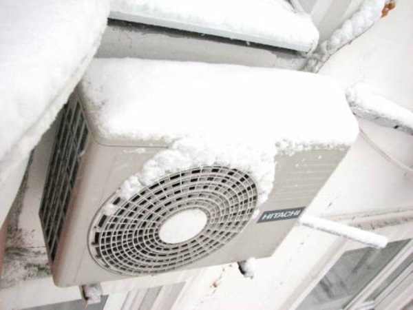  Aire acondicionado en la nieve.