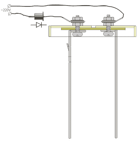  Montaje de electrodo