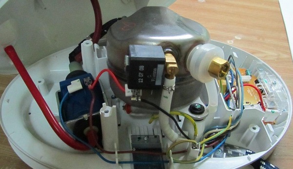  Generador de vapor en el interior