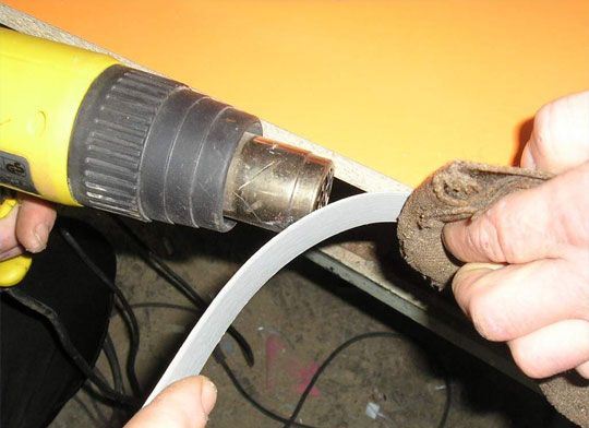  Pegado de bordes de PVC