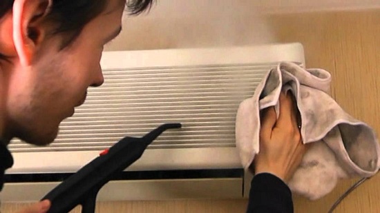  Limpieza del generador de vapor de la unidad interior.