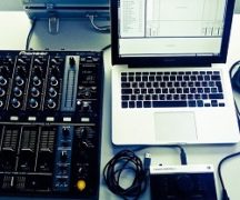  Conectando un mezclador a una laptop