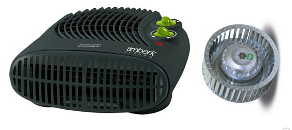  Ventilador del impulsor radial