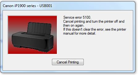  Código de error 5100