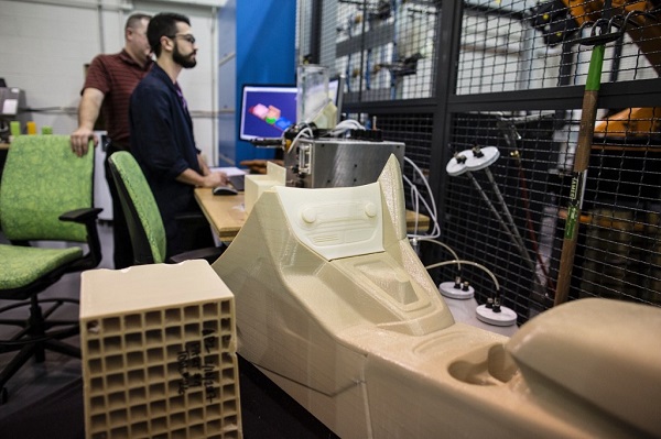  El proceso de impresión en una impresora 3D.