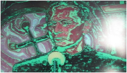  Imagen como una cámara termográfica.