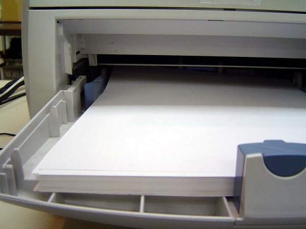  Papel en impresora
