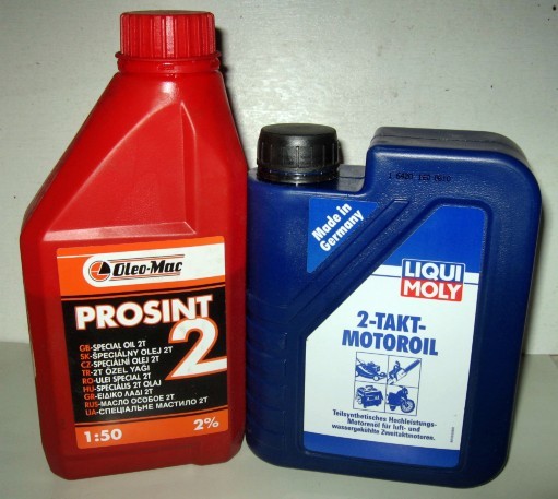  Aceites de motor para motores de dos tiempos.