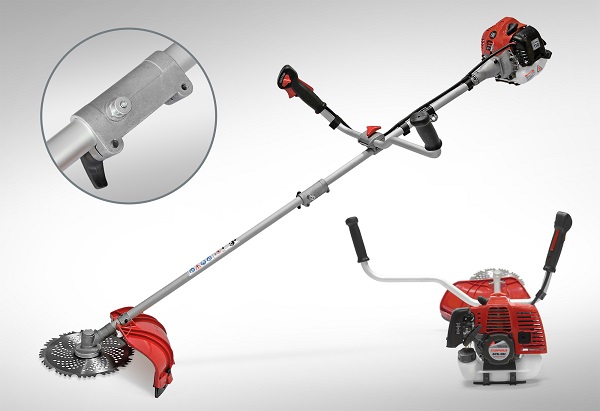 Benzotrimmer con una barra plegable