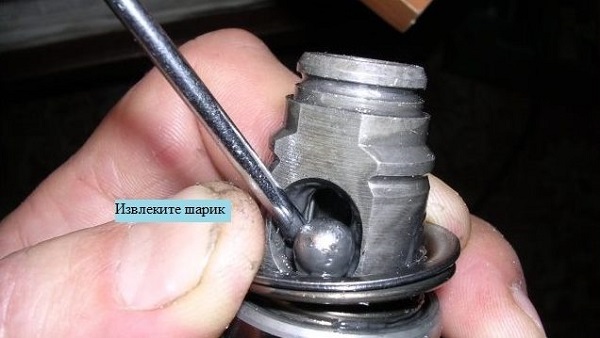  Extracción del anillo de retención.