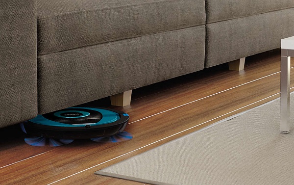  Robot aspirador en obra