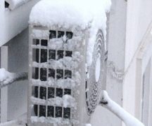  Instalación de aire acondicionado en invierno.