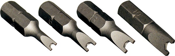  Brocas en forma de horquilla