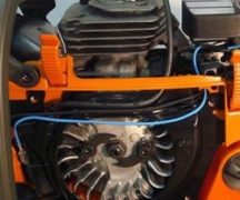  Ajuste de la ignición en la motosierra