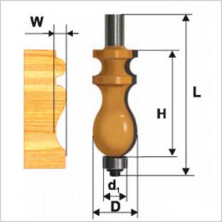  Cortador multiprofile numero 8