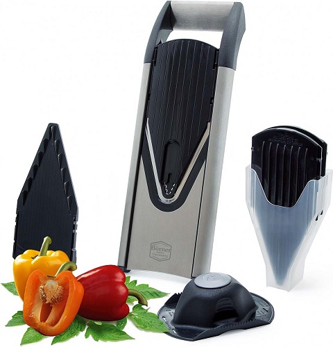  Cortador de verduras con cuchillo en V