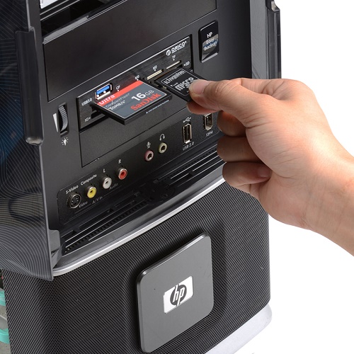  Tarjeta de memoria a la computadora