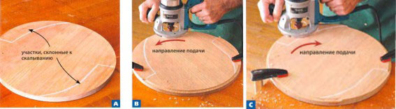  Fresado de piezas de madera.