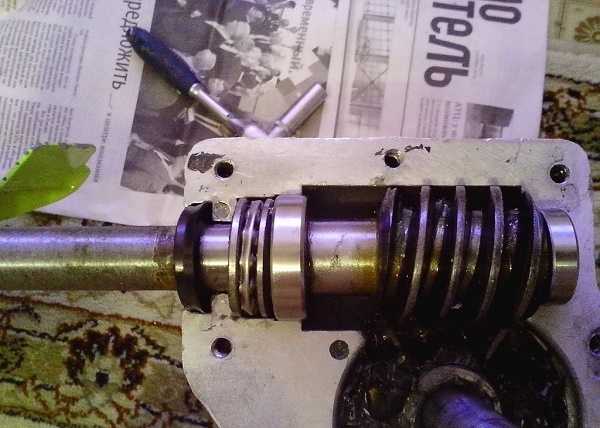  Lubricación de la caja de engranajes