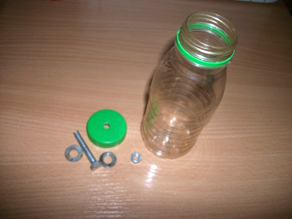  Botella de plastico