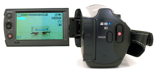  Videocámara de pantalla
