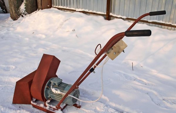  Soplador de nieve casero