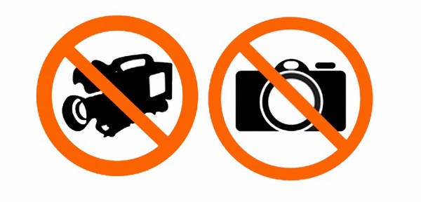  Prohibición de fotografía y video.