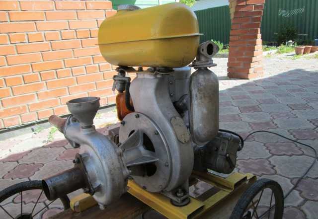  Bomba con motor de combustión interna.