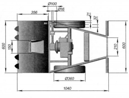  Dibujo de dimensiones