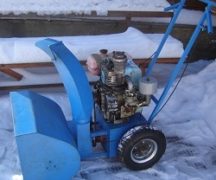  Soplador de nieve casero