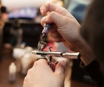  Cómo usar el aerógrafo