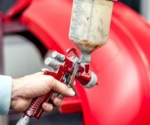  Pintando un coche de la pistola