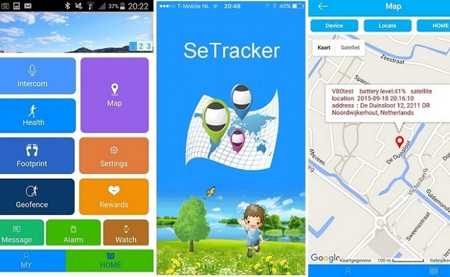  Aplicación SeTracker