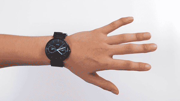  Gestión del reloj con gestos.