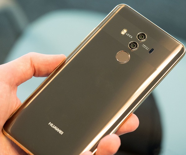  A parte de trás do smartphone