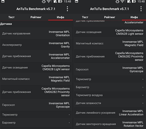 Spezifikationen ZE550KL-Version AnTuTu