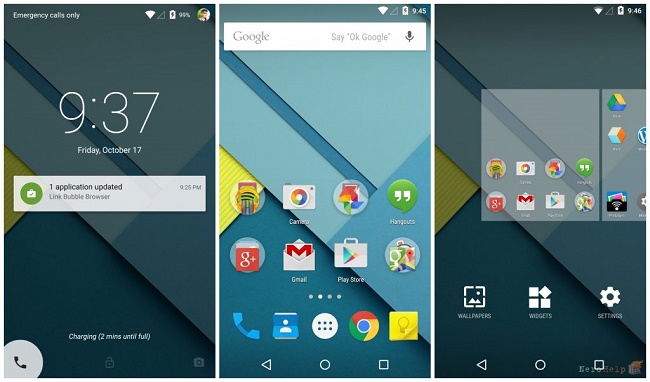  Lollipop de Android 5.0